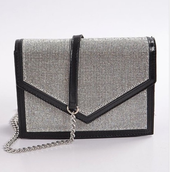 BOGO New black rhinestone bag - Picture 3 of 7